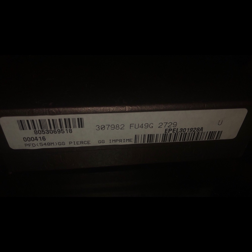 Gucci Camel GG Imprime Patent Leather Zip Wallet - Picture 8 of 8